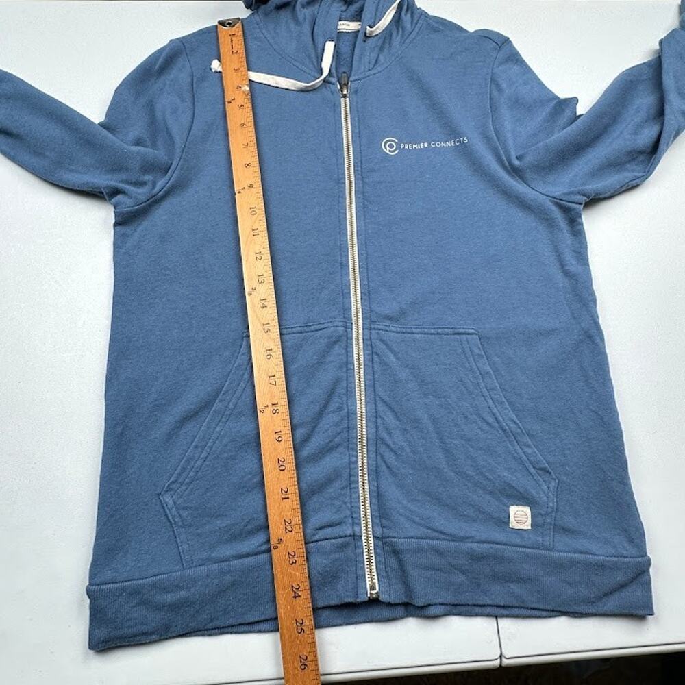 Marine Layer Sweatshirt Womens Medium Blue Afternoon Full Zip Hoodie Outdoor - Picture 12 of 14